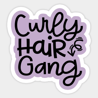 Curly Hair Gang Hairstylist Curly Hair Cute Sticker